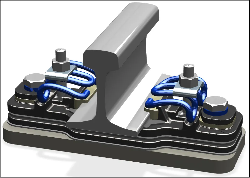 Upper Self-locking (Third Generation) Double-layer Non-linear Vibration Damping Fasteners