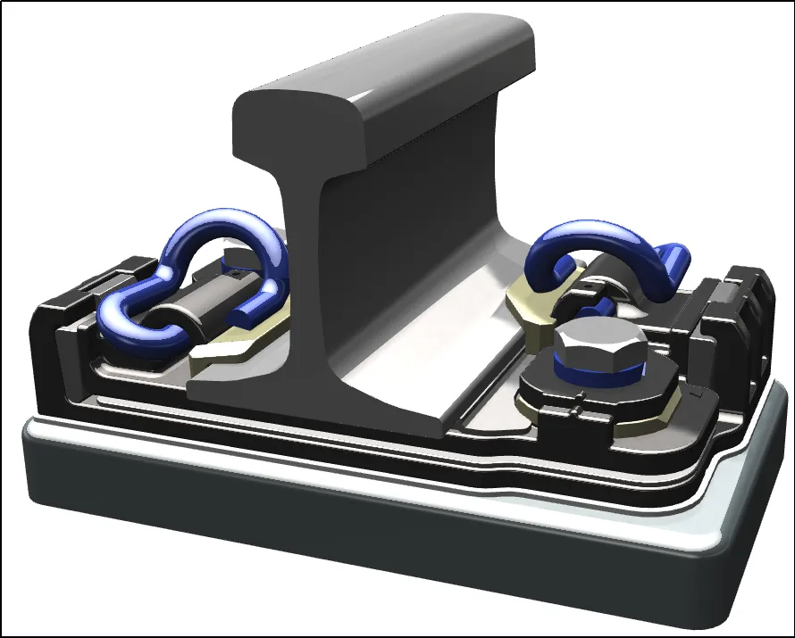 Double-Layer Nonlinear Vibration Reduction Fastener With Shoulders