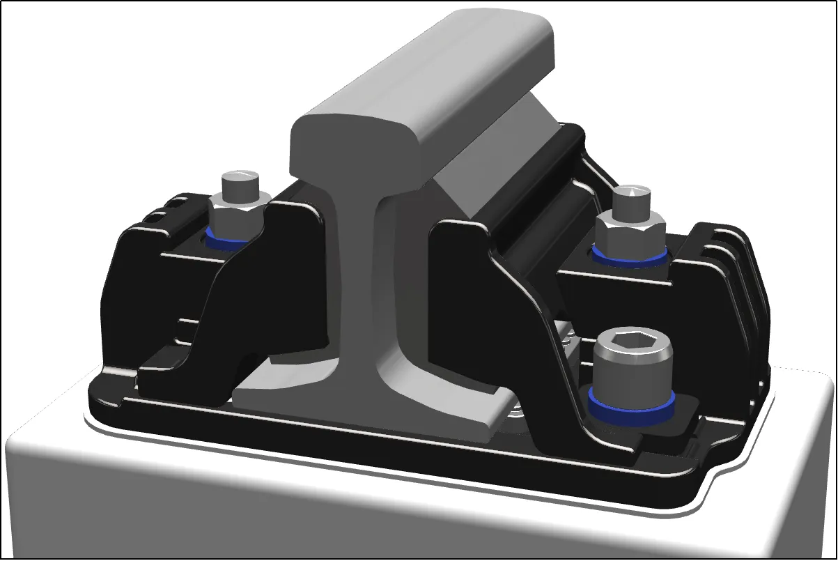 FST Type High Torsion Resistance High Vibration Damping Fastener